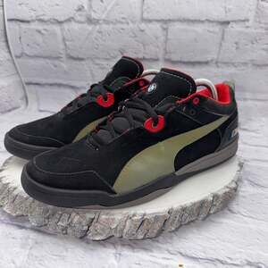 BMW Motorsport x Puma Preciso Low Black Red Olive Shoes Mens Size 10 Sneakers